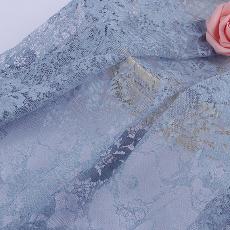 Lace Fabric Dress Floral Polyester for Women's Wear Wholesale Supplier 4